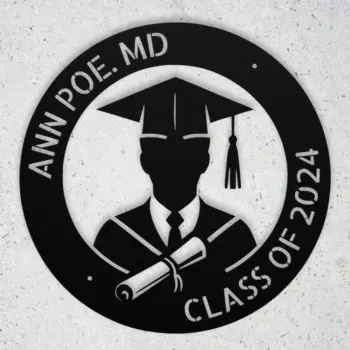 Personalized Graduation Metal Sign