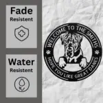 Personalized Great Dane Metal Sign