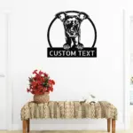 Personalized Greyhound Dog Metal Sign