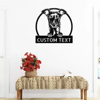 Personalized Greyhound Dog Metal Sign