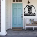 Personalized Greyhound Dog Metal Sign