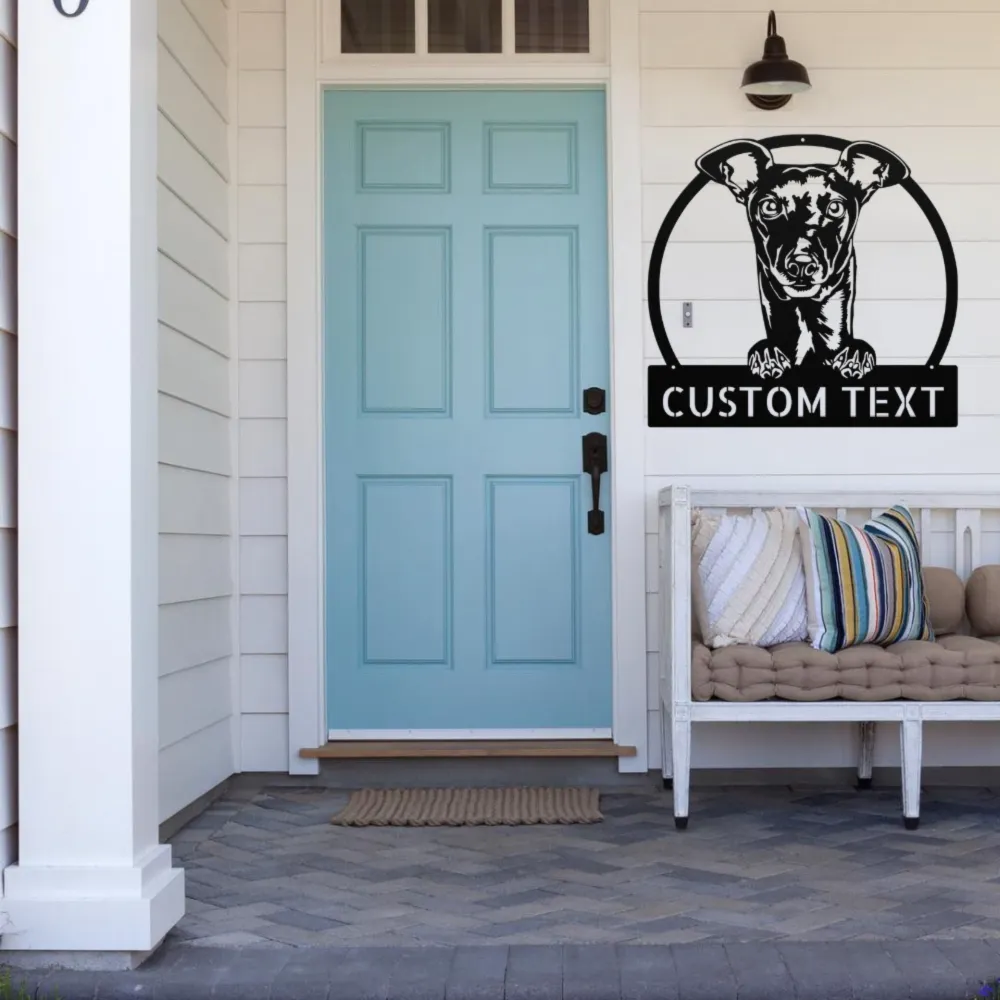 Personalized Greyhound Dog Metal Sign Personalized Greyhound Dog Metal Sign