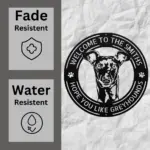 Personalized Greyhound Metal Sign