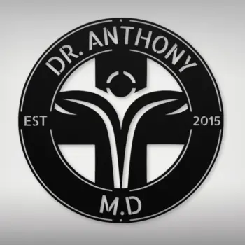 Personalized Health Care Metal Sign