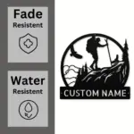 Personalized Hiking Metal Sign