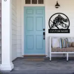 Personalized Hockey Goalie Metal Sign