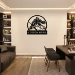 Personalized Hockey Goalie Metal Sign