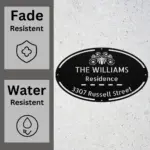 Personalized House Address Metal Sign