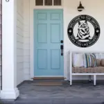 Personalized Husky Dog Metal Sign