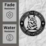 Personalized Husky Dog Metal Sign