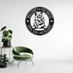 Personalized Husky Dog Metal Sign