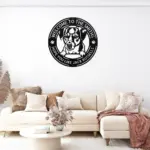 Personalized Jack Russell Metal Sign