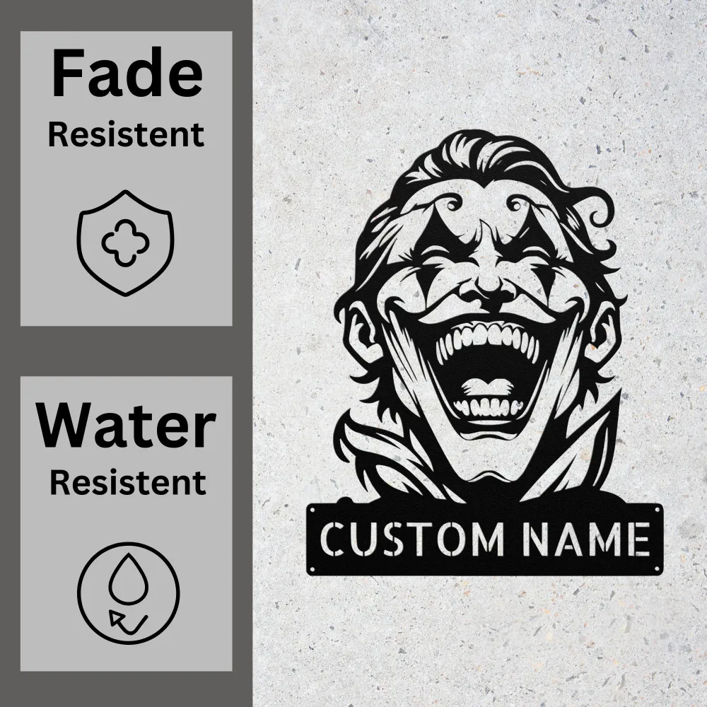 Personalized Joker Metal Sign Personalized Joker Metal Sign