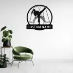 Personalized Karate Scene Metal Sign