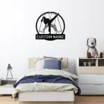 Personalized Karate Scene Metal Sign