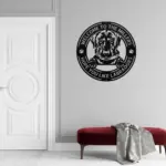 Personalized Labrador Metal Sign