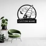 Personalized Land Windsurfing Metal Sign