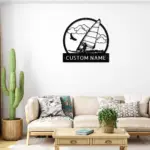 Personalized Land Windsurfing Metal Sign
