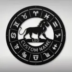 Personalized Leo Metal Sign