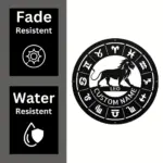 Personalized Leo Metal Sign