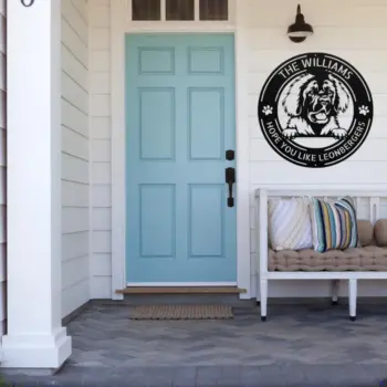 Personalized Leonberger Metal Sign