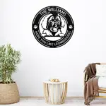Personalized Leonberger Metal Sign