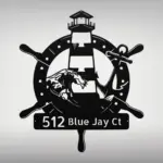 Personalized Lighthouse Metal Sign
