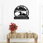 Personalized Loon Duck Metal Sign