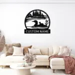 Personalized Loon Duck Metal Sign