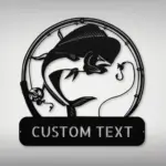 Personalized Mahi Mahi Fish Metal Sign