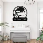 Personalized Mahi Mahi Fish Metal Sign