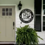 Personalized Maltese Dog Metal Sign