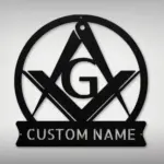 Personalized Masonic Metal Sign