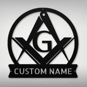 Personalized Masonic Metal Sign