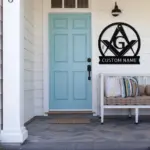 Personalized Masonic Metal Sign