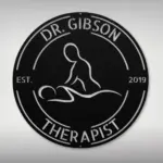 Personalized Massage Therapy Metal Sign