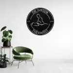 Personalized Massage Therapy Metal Sign