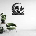 Personalized Mermaid Metal Sign