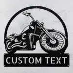 Personalized Motorcycle Metal Sign