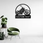 Personalized Motorcycle Metal Sign