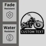 Personalized Motorcycle Metal Sign