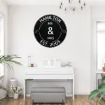 Personalized Mr And Mrs Metal Sign