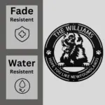 Personalized Newfoundland Dog Metal Sign