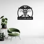 Personalized Nurse Metal Sign