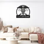 Personalized Nurse Metal Sign