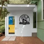 Personalized Panda Bear Metal Sign