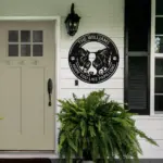 Personalized Papillon Dog Metal Sign