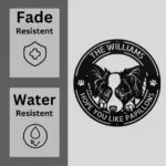 Personalized Papillon Dog Metal Sign