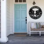 Personalized Papillon Dog Metal Sign