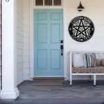 Personalized Pentacle Metal Sign